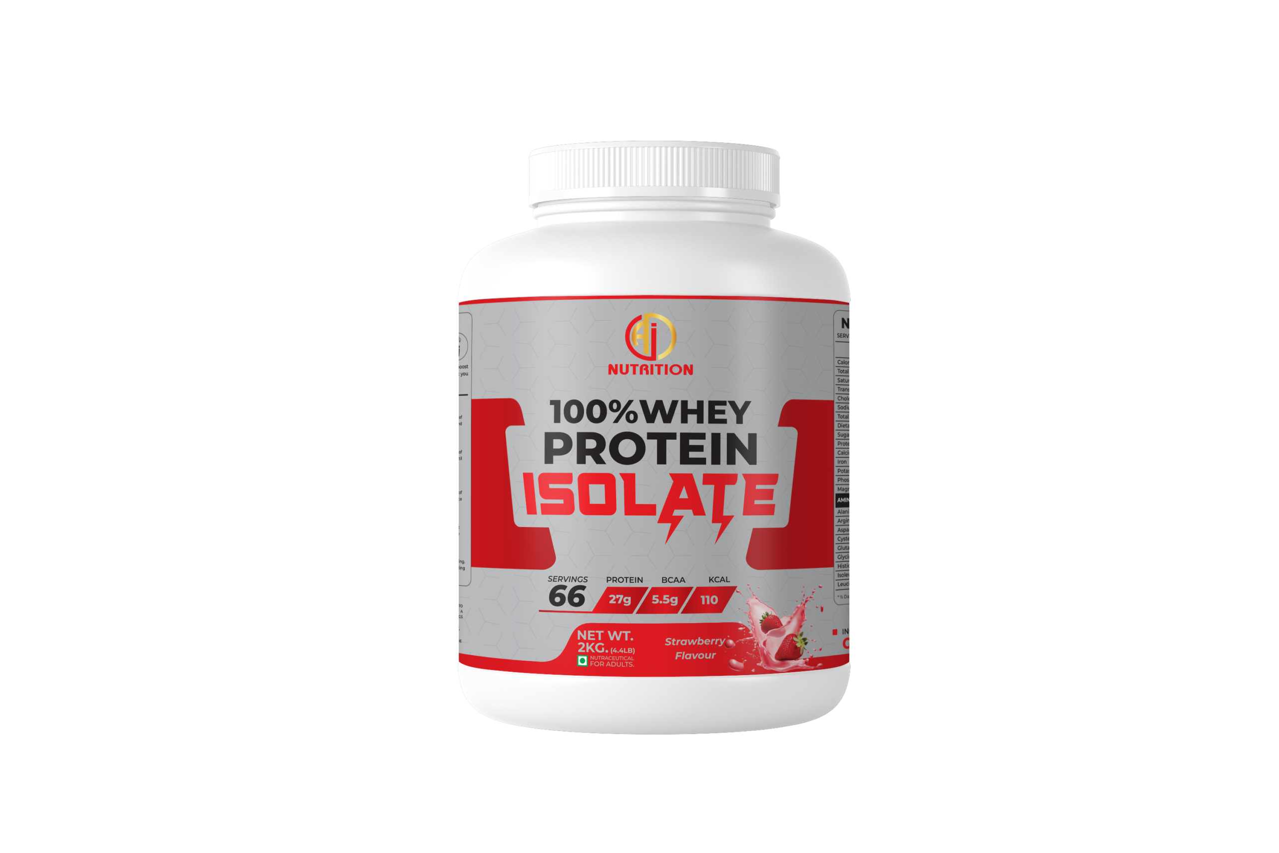 100% WHEY PROTEIN ISOLATE